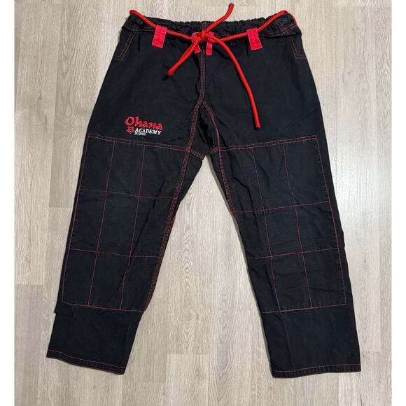 Ohana Academy Jiu Jitsu Black Pants Size M4 - Picture 1 of 11